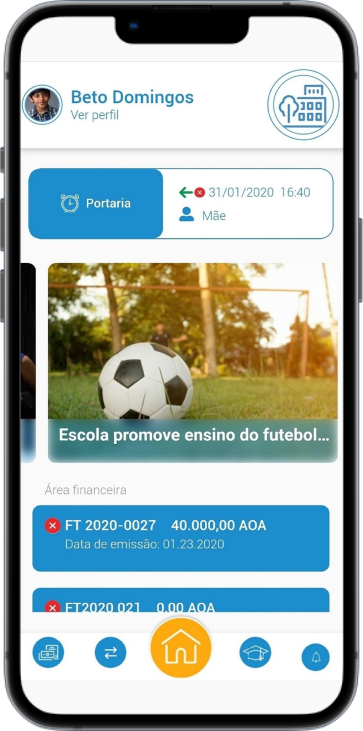 Screenshot, print, captura de ecrâ da Aplicação SysGest App